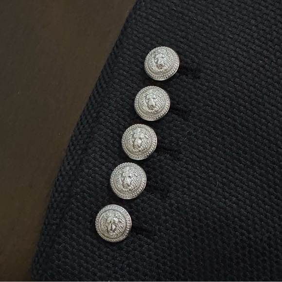 Balmain Double-Breasted Blazer, Size L - Picture 8 of 10